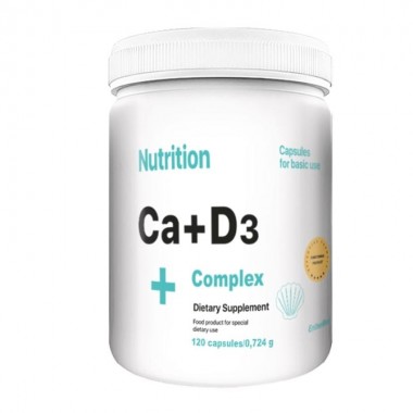 Витаминно-минеральный комплекс для спорта EntherMeal Ca+D3 Complex 120 Caps