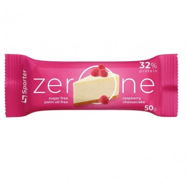 Протеиновый батончик Sporter Zero One 50 g Raspberry Cheesecake