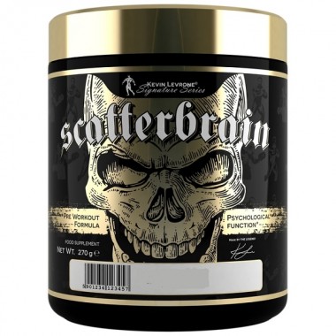 Комплекс до тренировки Kevin Levrone Scatterbrain 270 g /60 servings/ Fruit Massage Комплекс до тренировки Kevin Levrone Scatterbrain 270 g /60 servings/ Fruit Massage