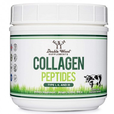 Коллаген Double Wood Collagen Peptides (Type I, II and III) 456 g /38 servings/ Коллаген Double Wood Collagen Peptides (Type I, II and III) 456 g /38 servings/