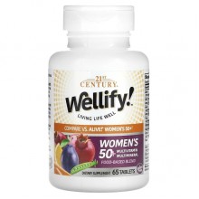Витаминно-минеральный комплекс 21st Century Wellify Women's 50+ Multivitamin Multiminera 65 Tabs Витаминно-минеральный комплекс 21st Century Wellify Women's 50+ Multivitamin Multiminera 65 Tabs