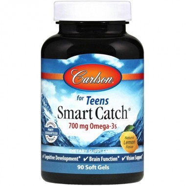 Омега 3 Carlson Labs Teens Smart Catch 90 Soft Gels