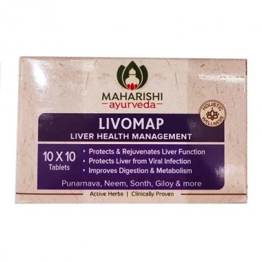 Комплекс для профилактики работы печени Maharishi Ayurveda Livomap 100 Tabs