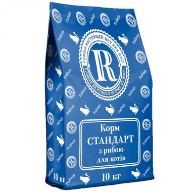 Ройчер Стандарт Рыба (синий). Рыба, куриная печень гидролизованная. 10кг.  Ройчер Стандарт Рыба (синий). Рыба, куриная печень гидролизованная. 10кг.