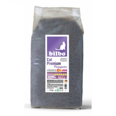  Bilbo Сат Premium Purrpurr Корм для взрослых кошек. Мясо и мясные производные(20 % птица).15кг