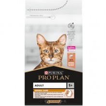Purina Pro Plan DERMA CARE Adult с лососем. Сухой полнорационный корм для взрослых кошек с чувствительной кожей, 10 кг