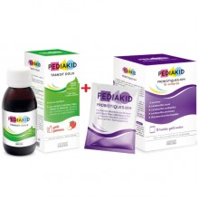 Комплекс для профилактики пищеварения у детей Pediakid Комплекс "Закрепы " Transit doux  125 ml Apple + Probiotiques-10M 10 sachets