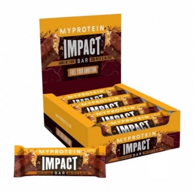 Протеиновый батончик MyProtein Impact Protein Bar 12 х 64 g Caramel Nut Протеиновый батончик MyProtein Impact Protein Bar 12 х 64 g Caramel Nut