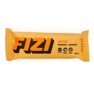 Протеиновый батончик Fizi Keto Protein Bar 45 g Banana Peanut
