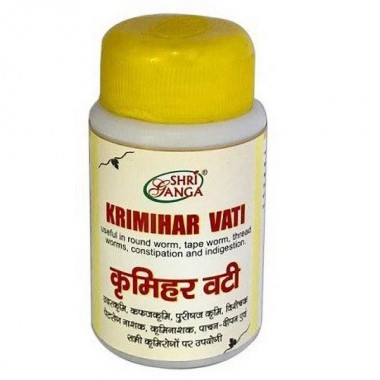Антипаразитарный препарат Shri Ganga Krimihar Vati 50 Tabs