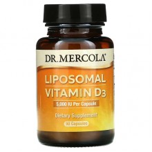 Витамин D Dr. Mercola Liposomal Vitamin D3 5000 IU 90 Caps
