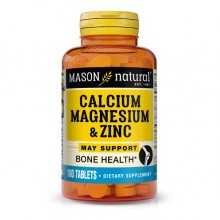 Мультиминеральный комплекс Mason Natural Calcium Magnesium & Zinc 100 Tabs
