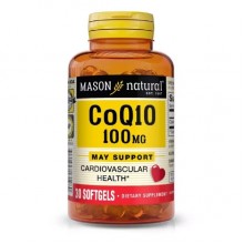 Коэнзим Mason Natural CO Q10 100 mg 30 Caps Коэнзим Mason Natural CO Q10 100 mg 30 Caps