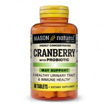 Клюква Mason Natural Highly Concentrated Cranberry with Probiotic 60 Tabs Клюква Mason Natural Highly Concentrated Cranberry with Probiotic 60 Tabs