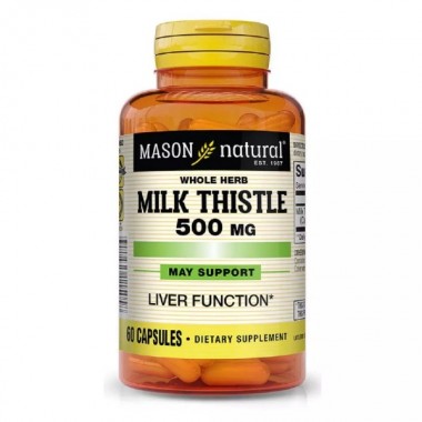 Расторопша Mason Natural Milk Thistle 500 mg 60 Caps