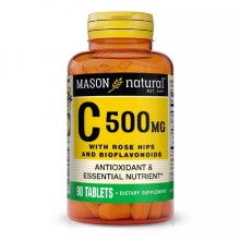 Витамин C Mason Natural Vitamin C With Rose Hips And Bioflavonoids 500 mg 90 Tabs Витамин C Mason Natural Vitamin C With Rose Hips And Bioflavonoids 500 mg 90 Tabs