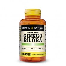 Гинкго Билоба Mason Natural Whole Herb Ginkgo Biloba 60 Caps