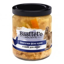 Basttet'o Holistic для собак 500г Кусочки филе курицы в желе Basttet'o Holistic для собак 500г Кусочки филе курицы в желе
