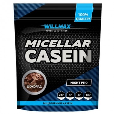 Протеин Willmax Micellar Casein 900 g /30 servings/ Chocolate