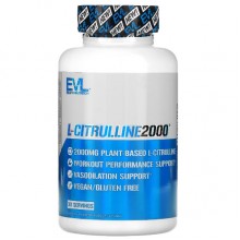 Цитруллин для спорта Evlution Nutrition L-Citrulline 2000 90 Veg Caps