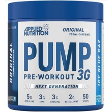 Комплекс до тренировки Applied Nutrition Pump 3g 375 g /50 servings/ Icy Blue Raz Комплекс до тренировки Applied Nutrition Pump 3g 375 g /50 servings/ Icy Blue Raz