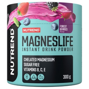 Микроэлемент Магний для спорта Nutrend MagnesLife Instant Drink Powde 500 g /60 servings/ Forest Berries