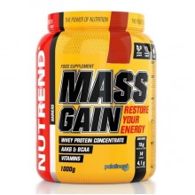 Гейнер Nutrend Mass Gain 1000 g /15 servings/ Vanilla Гейнер Nutrend Mass Gain 1000 g /15 servings/ Vanilla