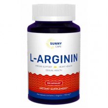Аргинин Sunny Caps L-Arginine 750 mg 100 Caps