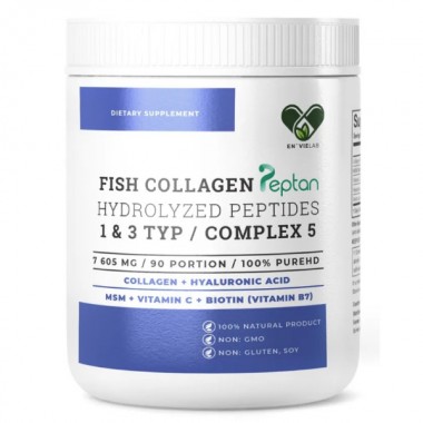 Коллаген En`vie Lab Fish Collagen Complex 5 (1&3 TYPE) 685 g /90 servings/ Pure