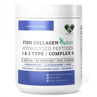 Коллаген En`vie Lab Fish Collagen Complex 6 (1&3 TYPE) 636 g /60 servings/ Pure