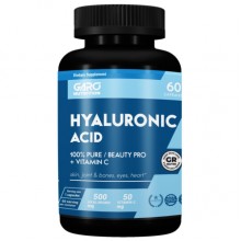 Хондропротектор (для спорта) GARO Nutrition Hyaluronic Acid 500 mg 60 Caps