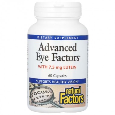 Комплекс для профилактики зрения Natural Factors Advanced Eye Factors 60 Caps
