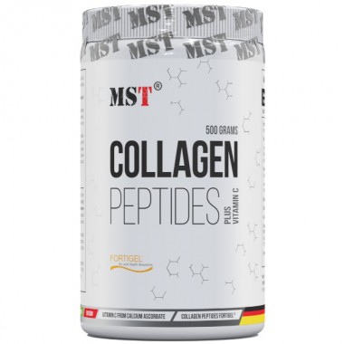 Хондропротектор (для спорта) MST Nutrition Collagen Peptides + Fortigel 500 g /50 servings/ Green Apple