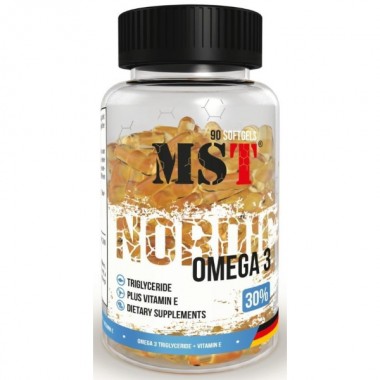 Омега для спорта MST Nutrition Nordic Fish Oil Triglyceride 90 Caps