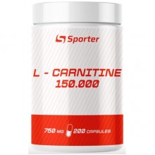 Жиросжигатель для спорта Sporter L-Carnitine 150000 200 Caps Жиросжигатель для спорта Sporter L-Carnitine 150000 200 Caps