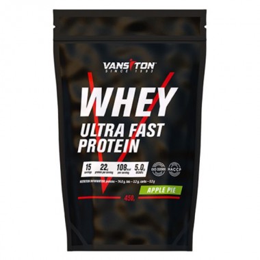 Протеин Vansiton Ultra Protein 450 g /15 servings/ Apple Pie