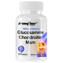 Хондропротектор (для спорта) IronFlex Triple Strenght Glucosamine + Chondroitin + MSM 100 Tabs