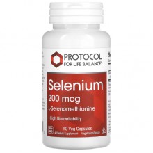 Селен Protocol for Life Balance Selenium 200 mcg 90 Veg Caps Селен Protocol for Life Balance Selenium 200 mcg 90 Veg Caps