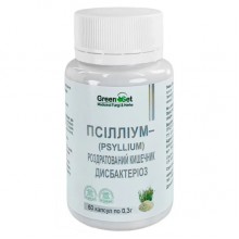 Клетчатка GreenSet Псиллиум (Psyllium) - Раздраженный Кишечник. Дисбактериоз 60 капсул