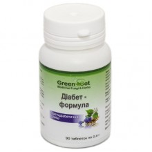 Комплекс для профилактики диабета GreenSet Диабет формула - Противодиабетическая смесь 90 таблеток