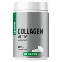 Хондропротектор (для спорта) Sporter Collagen Active + Vitamin C 200 Tabs Хондропротектор (для спорта) Sporter Collagen Active + Vitamin C 200 Tabs
