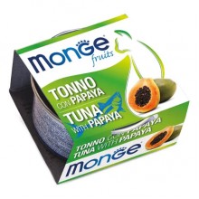 Влажный корм для котов MONGE CAT WET Adult тунец с папайей 80 г