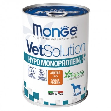  Monge VetSolution Wet Hypo canine утка 0,4 Кг