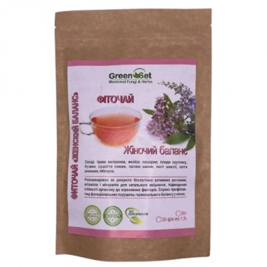 Заменитель питания GreenSet Фиточай Женский Баланс 1,5 г х 20 пакетиков