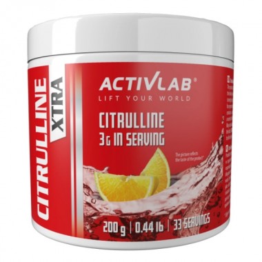 Цитруллин для спорта Activlab Citrulline Xtra 200 g /33 servings/ Lemon