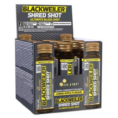 Энергетик Olimp Nutrition Blackweiler Shred Shot 9 х 60 ml Apple Lemon
