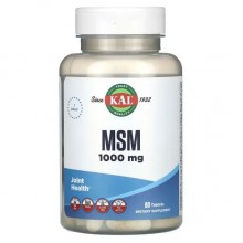 Комплекс для суставов KAL MSM 1000 mg 80 Tabs Комплекс для суставов KAL MSM 1000 mg 80 Tabs