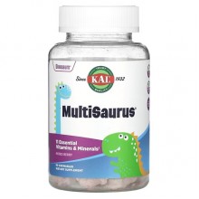 Витаминно-минеральный комплекс для детей KAL MultiSaurus 60 Chewables Mixed Berry Витаминно-минеральный комплекс для детей KAL MultiSaurus 60 Chewables Mixed Berry