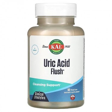 Детокс KAL Uric Acid Flush 60 Veg Caps