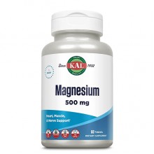 Микроэлемент Магний KAL Magnesium One Daily 500 mg 60 Tabs